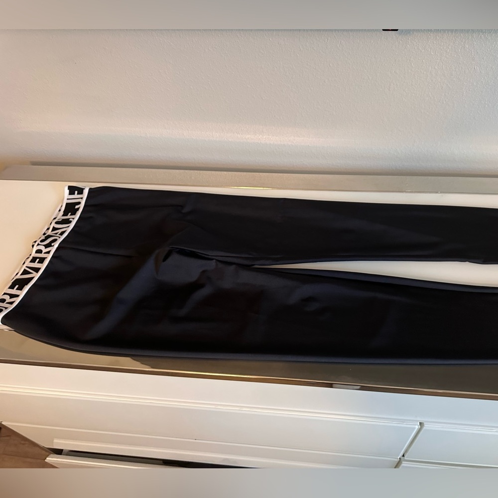 VERSACE Logo-Waist Leggings - Picture 5 of 6